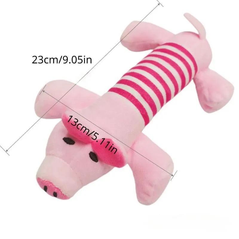 Squeaky Dog Toy - Pig/Elephant/Duck