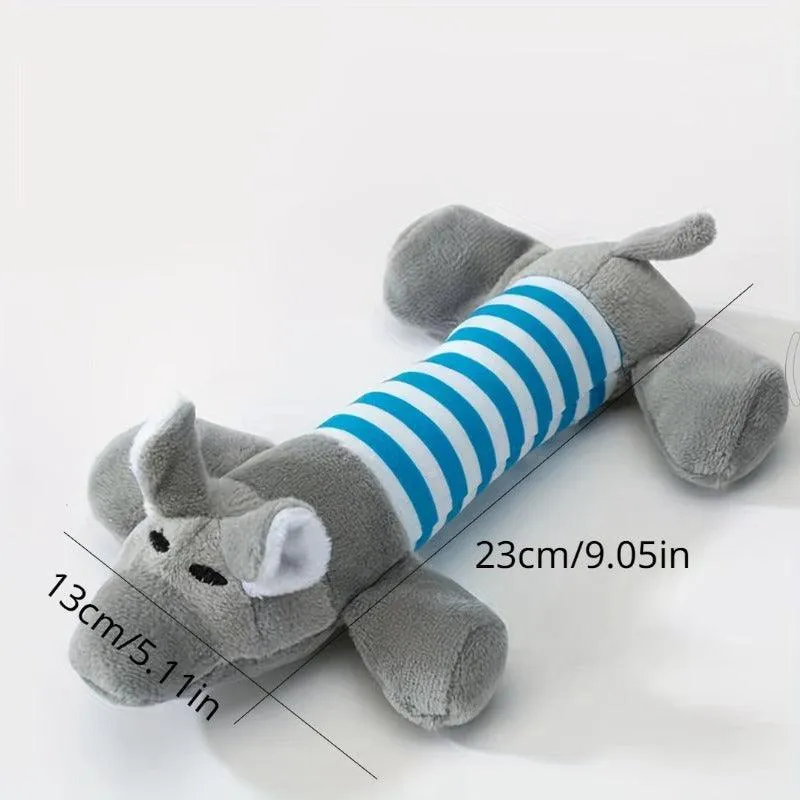 Squeaky Dog Toy - Pig/Elephant/Duck