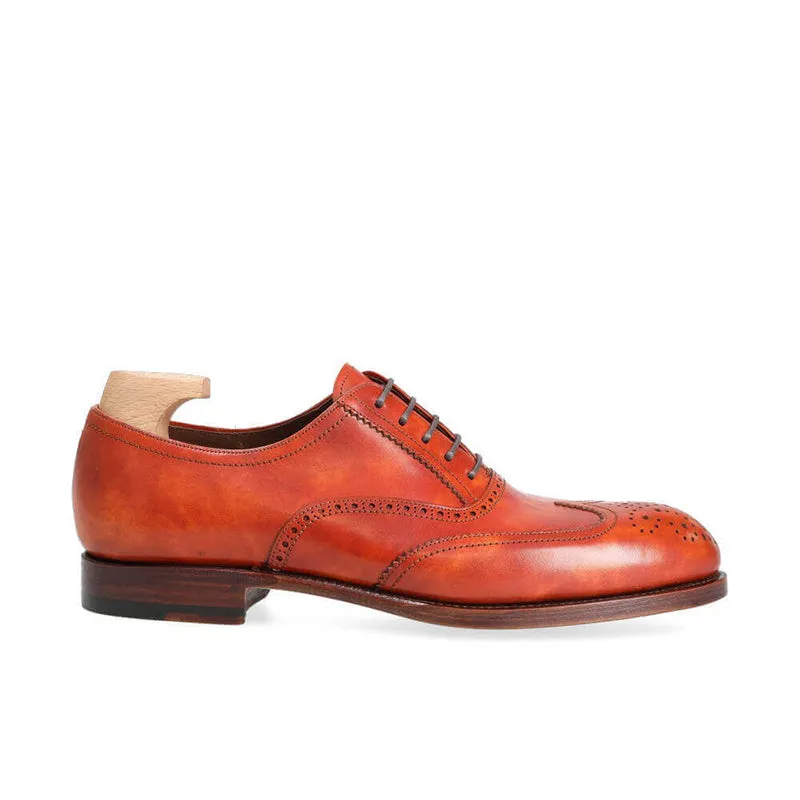 Tangerine Oxford Lace Up Shoes