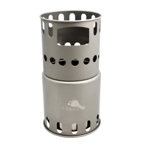 Titanium Backpacking Wood Burning Stove (STV-11) by TOAKS