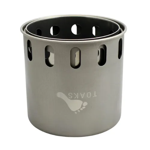 Titanium Backpacking Wood Burning Stove (STV-11) by TOAKS