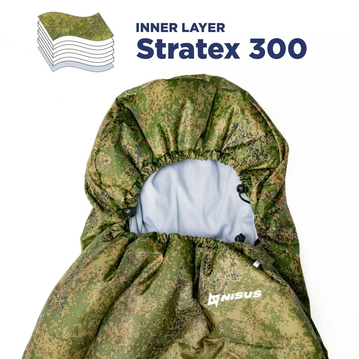 TRAVEL EXTREME 220/90/300 Lightweight Synthetic Insulated Three-Season Camping Sleeping Bag