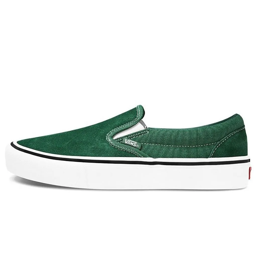 Vans Classic Slip On Pro - Alpine Green/White