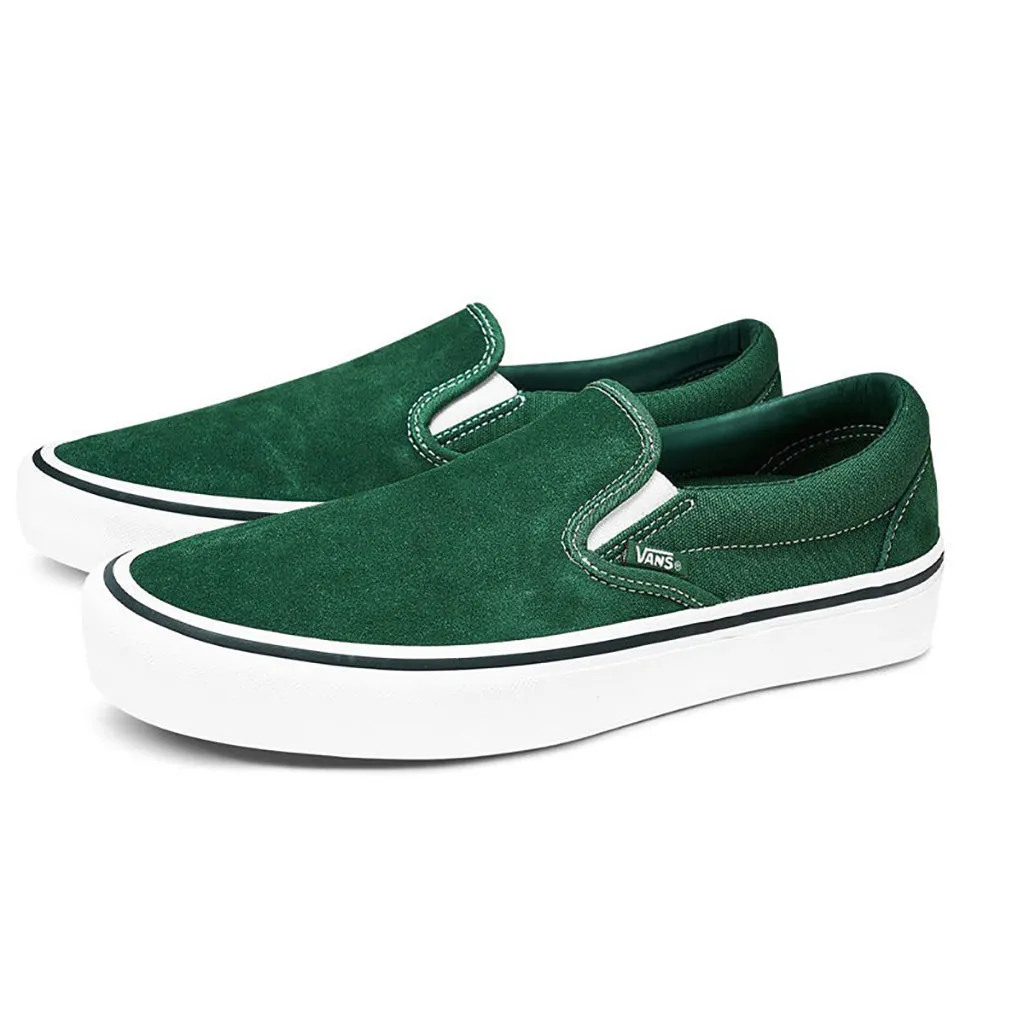 Vans Classic Slip On Pro - Alpine Green/White