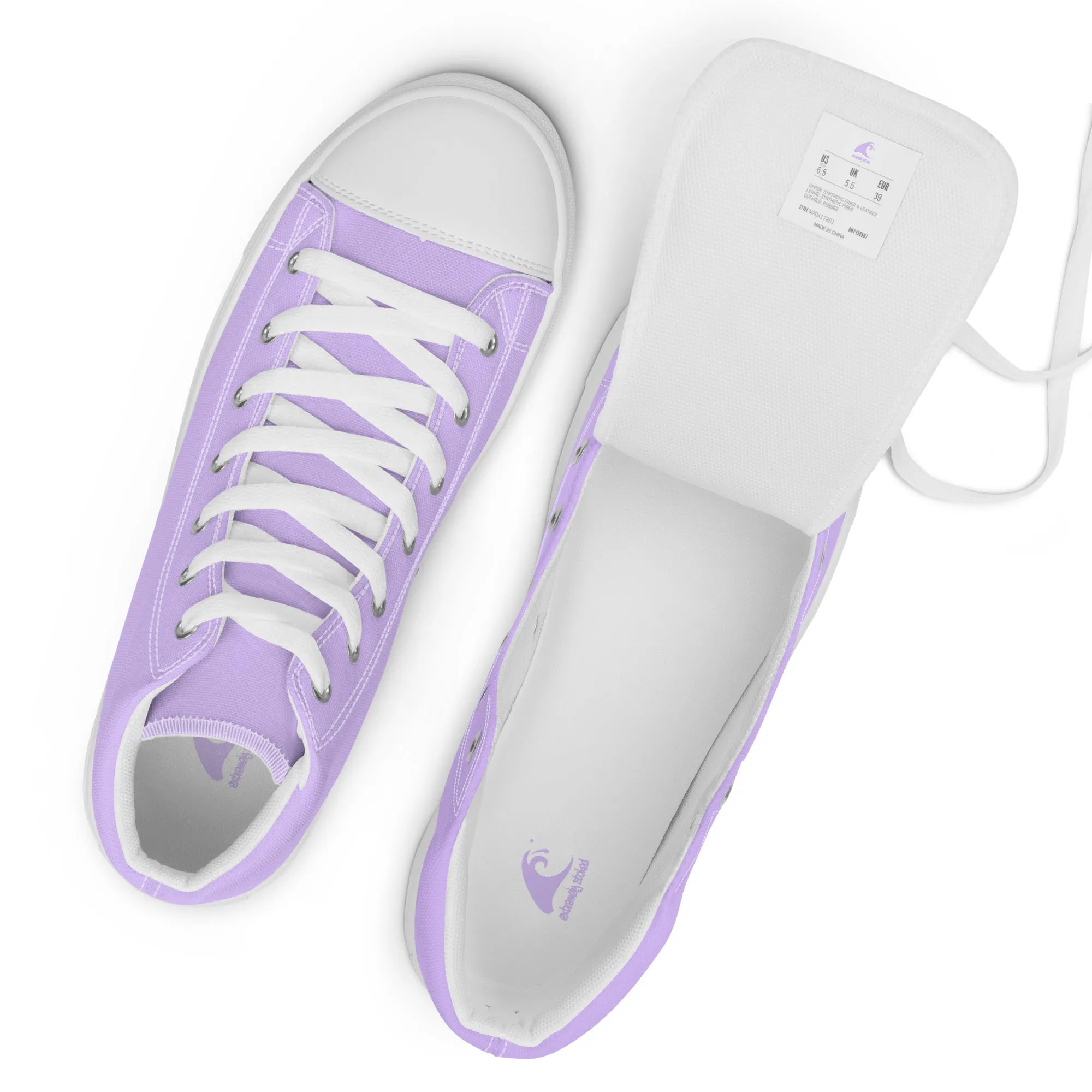 Women’s Lavender High Top Shoes