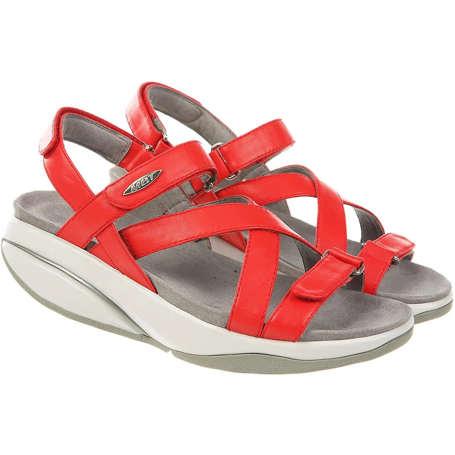 Women's MBT Kiburi Red Leather