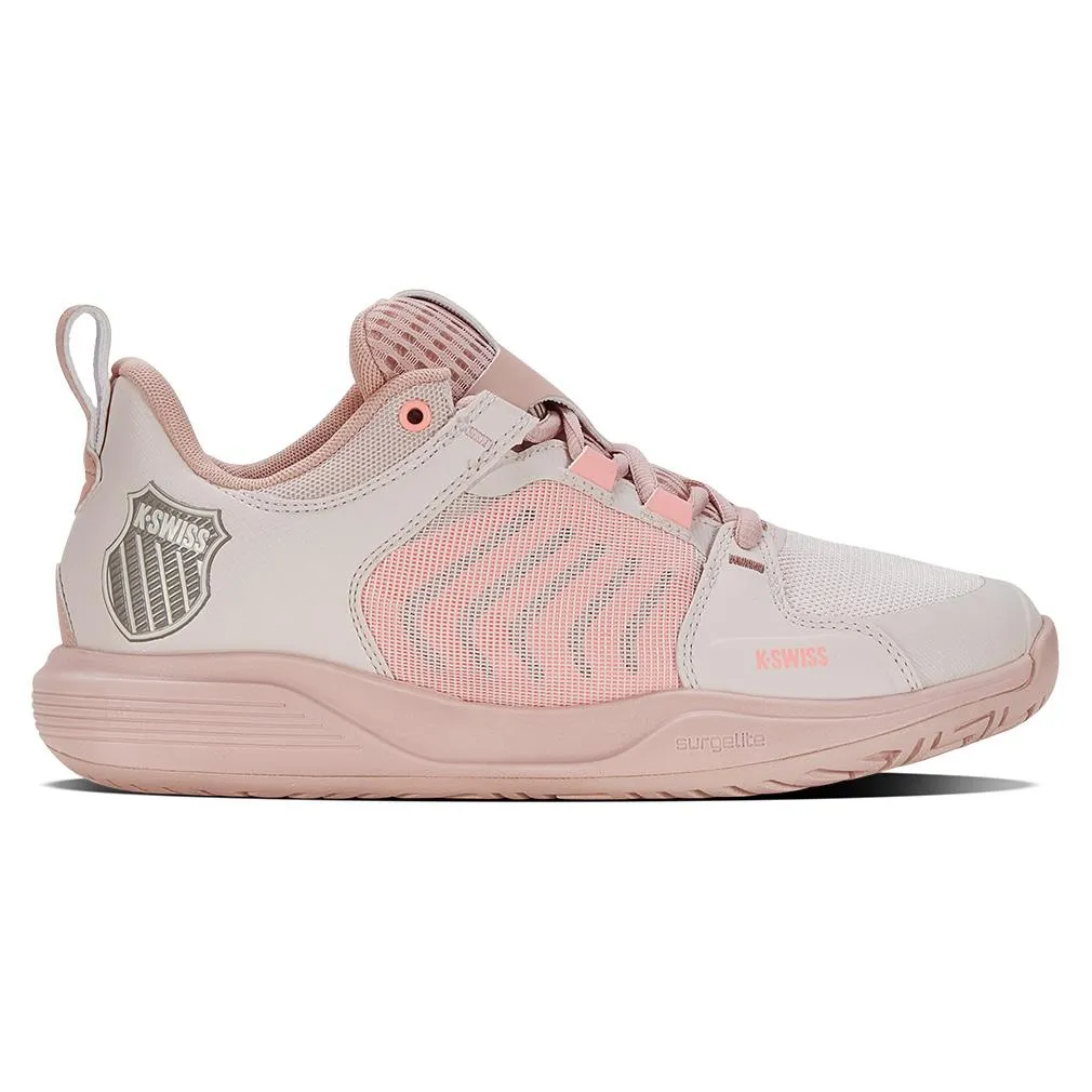 Women's Ultrashot Team Tennis Shoes Almost Mauve and Sepia Rose