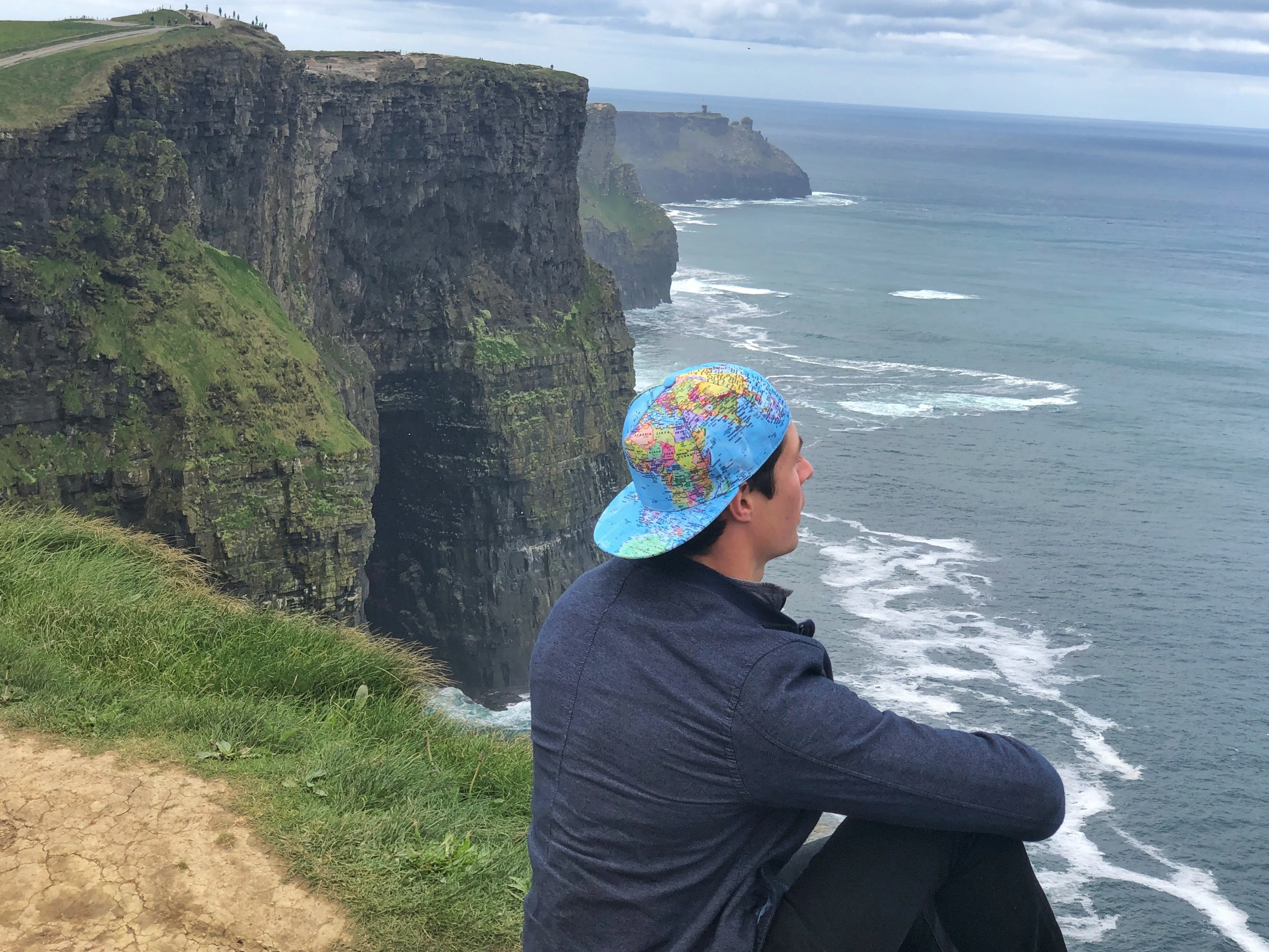 World Map Snapback Hat