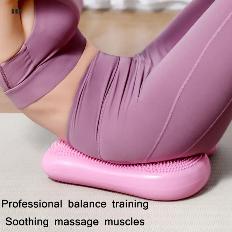 X001 Home Sports Fat Reduction Inflatable Stepper(Hibiscus Pink)