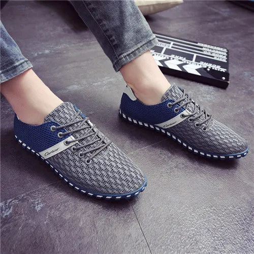 zapatillas hombre men shoe chaussure homme mens shoes sales zapatos schoenen 2017 summer casual  mesh loafers breathable shoes